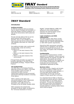 IWAY Standard
