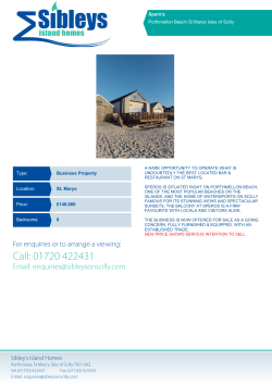 Type: Location: Price: Bedrooms: £140,000 0 Business Property St