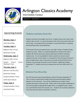 Student Council - Arlington Classics Academy