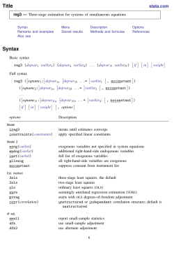 reg3 - Stata