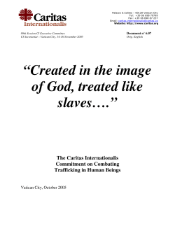 Created in the image of God, treated like slaves