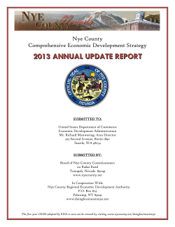 2013 ANNUAL UPDATE REPORT