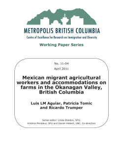Mexican migrant agricultural workers and