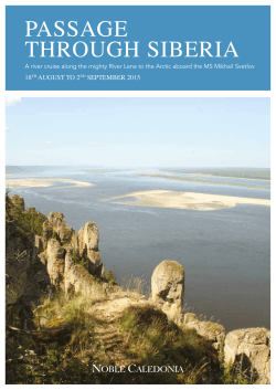 PASSAgE thRough SiBERiA