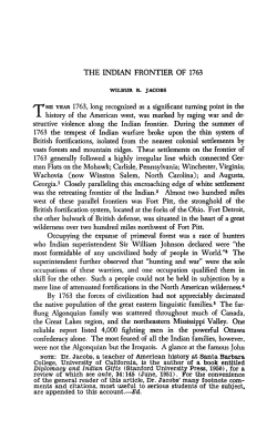 The year 1763, long recognized as a significant turning point in the