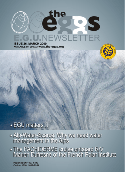 Alp-Water-Scarce: Why we need water management in the Alps