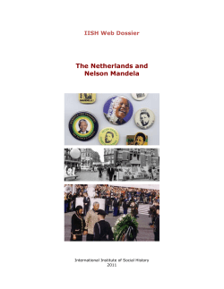 The Netherlands and Nelson Mandela