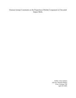 Osmium Isotope Constraints on the Proportion of Bolide Component