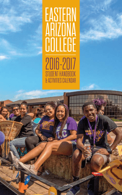Student Handbook PDF - Eastern Arizona College