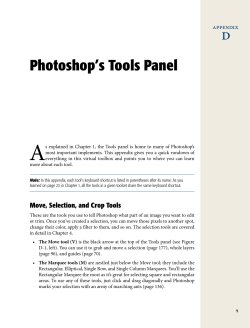 Photoshop`s Tools Panel - How to Example Code