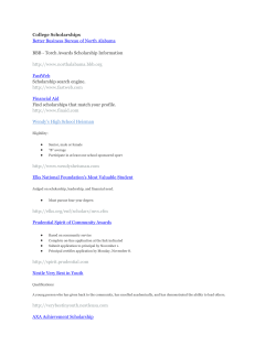 College Scholarship Links