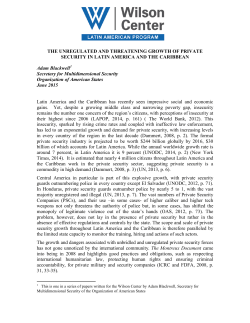 Private Security in Latin America