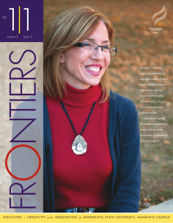 latest issue - College of Graduate Studies and Research
