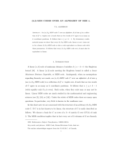 (6,3)-MDS Codes Over an Alphabet of Size 4