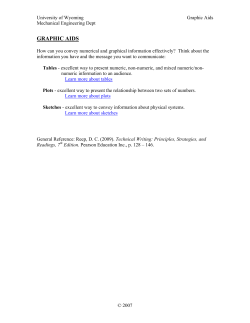 graphic aids - University of Wyoming