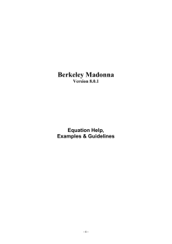 Berkeley Madonna - Uni Saarland Logo