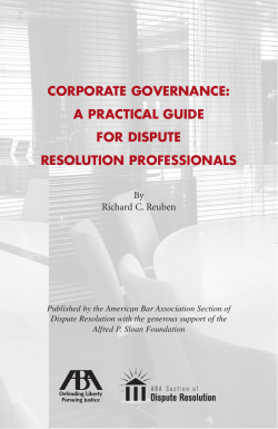 corporate governance