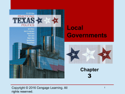 Municipal Governments