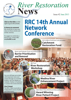 June 2013 - the River Restoration Centre