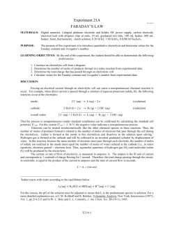 Electrolysis