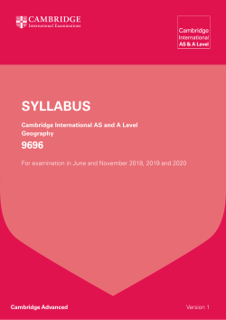 2018-2020 Syllabus