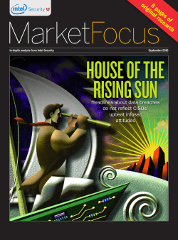 MarketFocus: House of the Rising Sun
