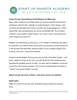 Power Pricing: Demystifying Profit Margins and