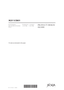 Product Design Paper 2010