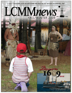 fall/winter 2009 - Lake Champlain Maritime Museum
