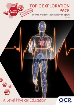 Modern technology in Sport - Teacher pack