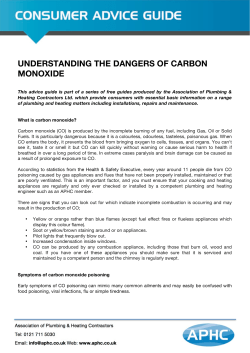 understanding the dangers of carbon monoxide