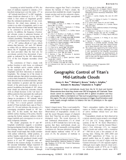 Geographic Control of Titan`s Mid-Latitude Clouds