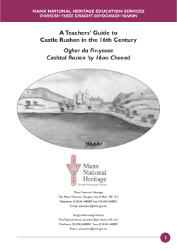 Castle Rushen Teachers` Guide