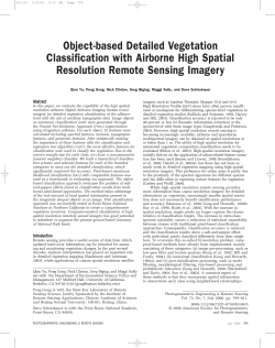 Object-based Detailed Vegetation Classification with Airborne High