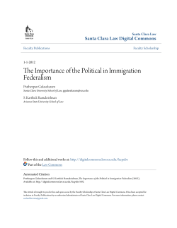 The Importance of the Political in Immigration Federalism