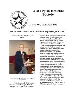 Society - West Virginia Division of Culture and History