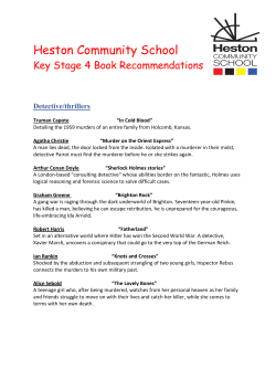 KS4 Book Recommendations - Heston Community School