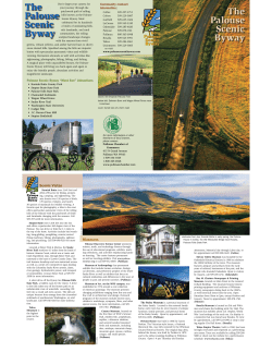 The Palouse Scenic Byway The Palouse Scenic Byway