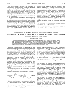 Analysis. A Method for the Correlation of
