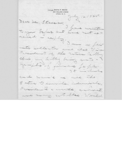 Personal correspondence: incoming, January