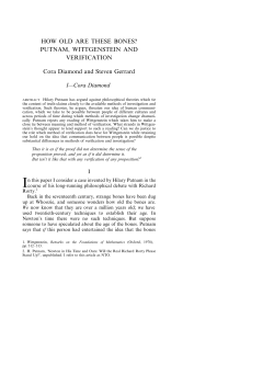 HOW OLD ARE THESE BONES? PUTNAM