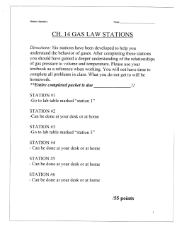 ch. 14 gas law stations