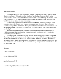Scholarships Guide - The School Board of Highlands County