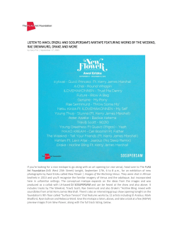 Exhibition Press - The FLAG Art Foundation