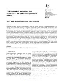 Task-dependent impedance and implications for upper