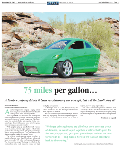 75 miles per gallon