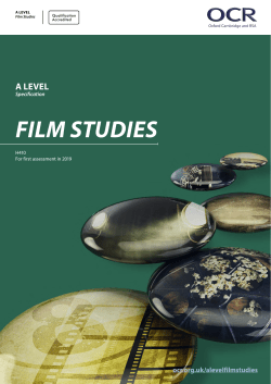 (Accredited) - A Level GCE Film Studies - H410