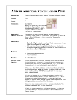 African American Voices Lesson Plans