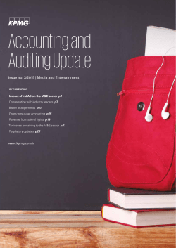 Accounting-and-Auditing-Update-Issue-3 Media and