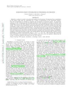 Ionization Front Instabilities in Primordial H II Regions
